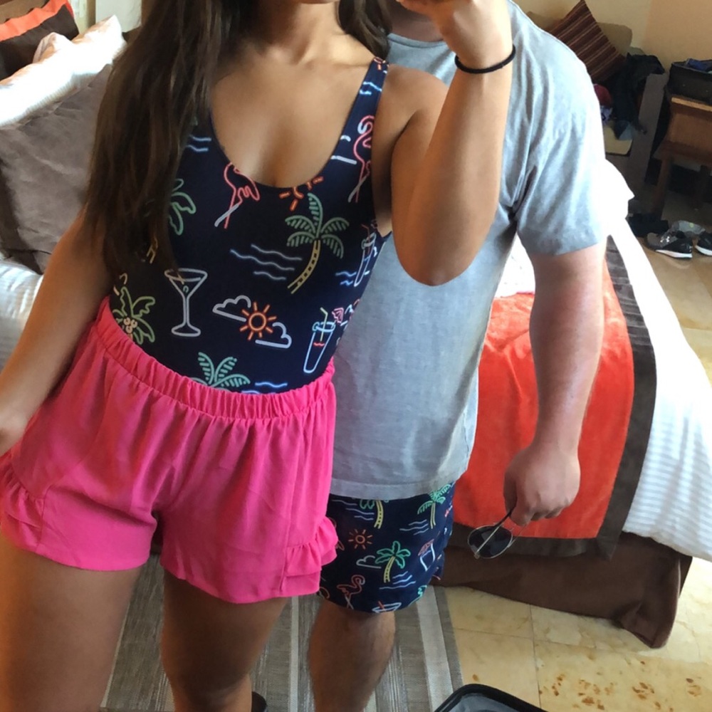 Neon lights swimsuit